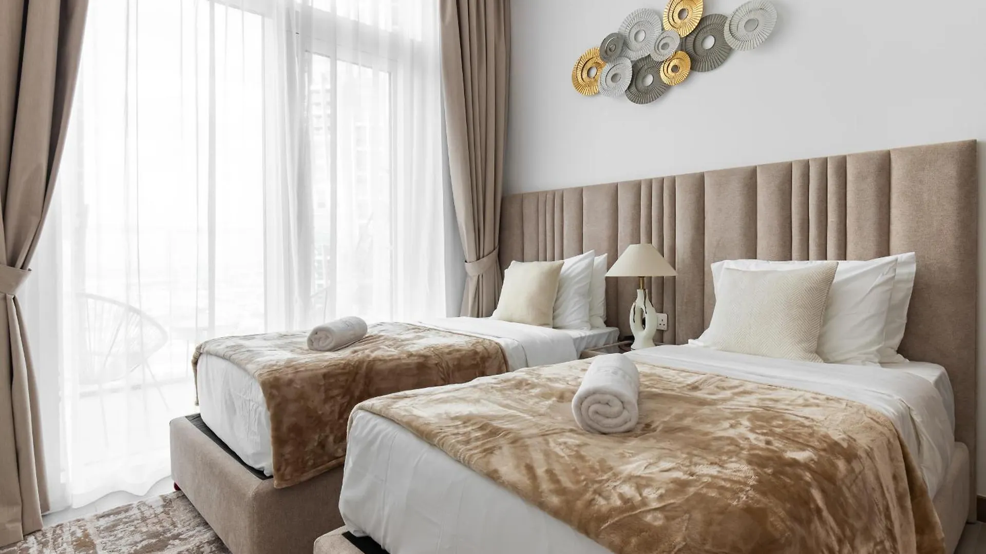 Simply Comfort In Missoni Top Floor With Sea, Canal And Burj Khalifa Views Dubai Förenade Arabemiraten